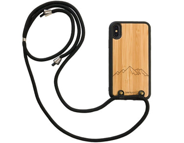 Étui avec lanière MOUNTAINS pour iPhone X